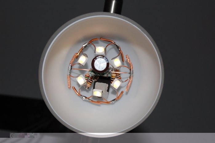 Nochmal direkt von unten fotografiert.