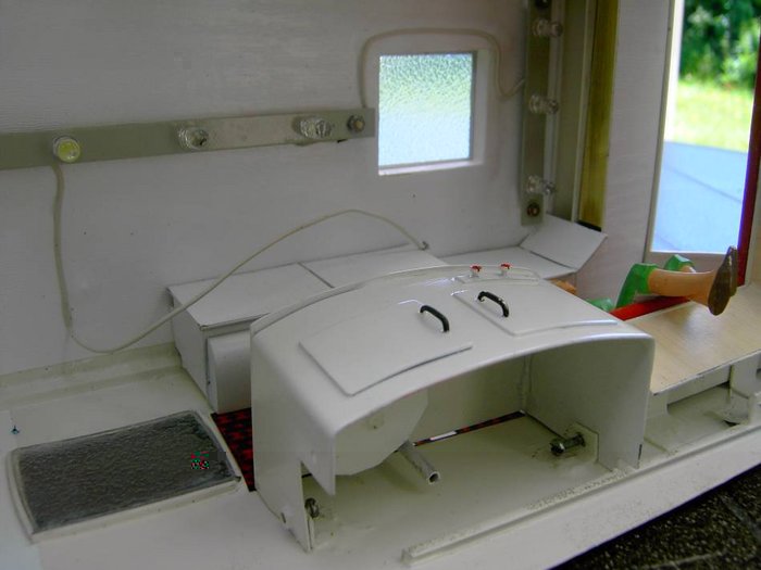 Der Küchenteil von unten